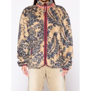 Damask Zip-up Fleece
